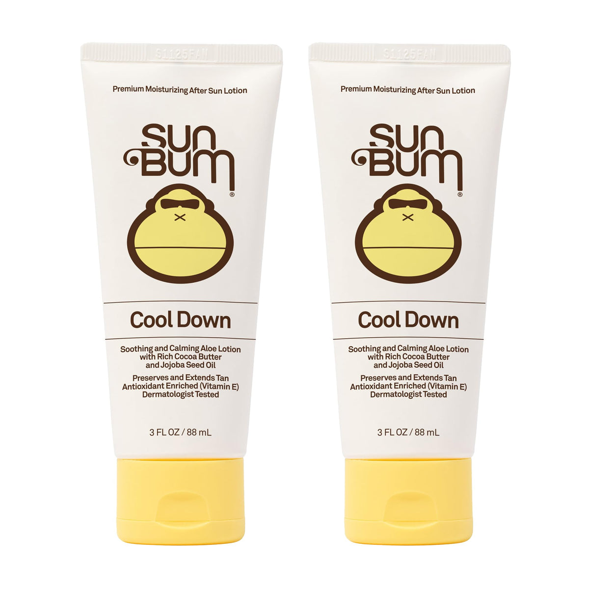 Sun Bum Cool Down Aloe Vera Lotion bottle pour on sun-exposed skin for hydration.