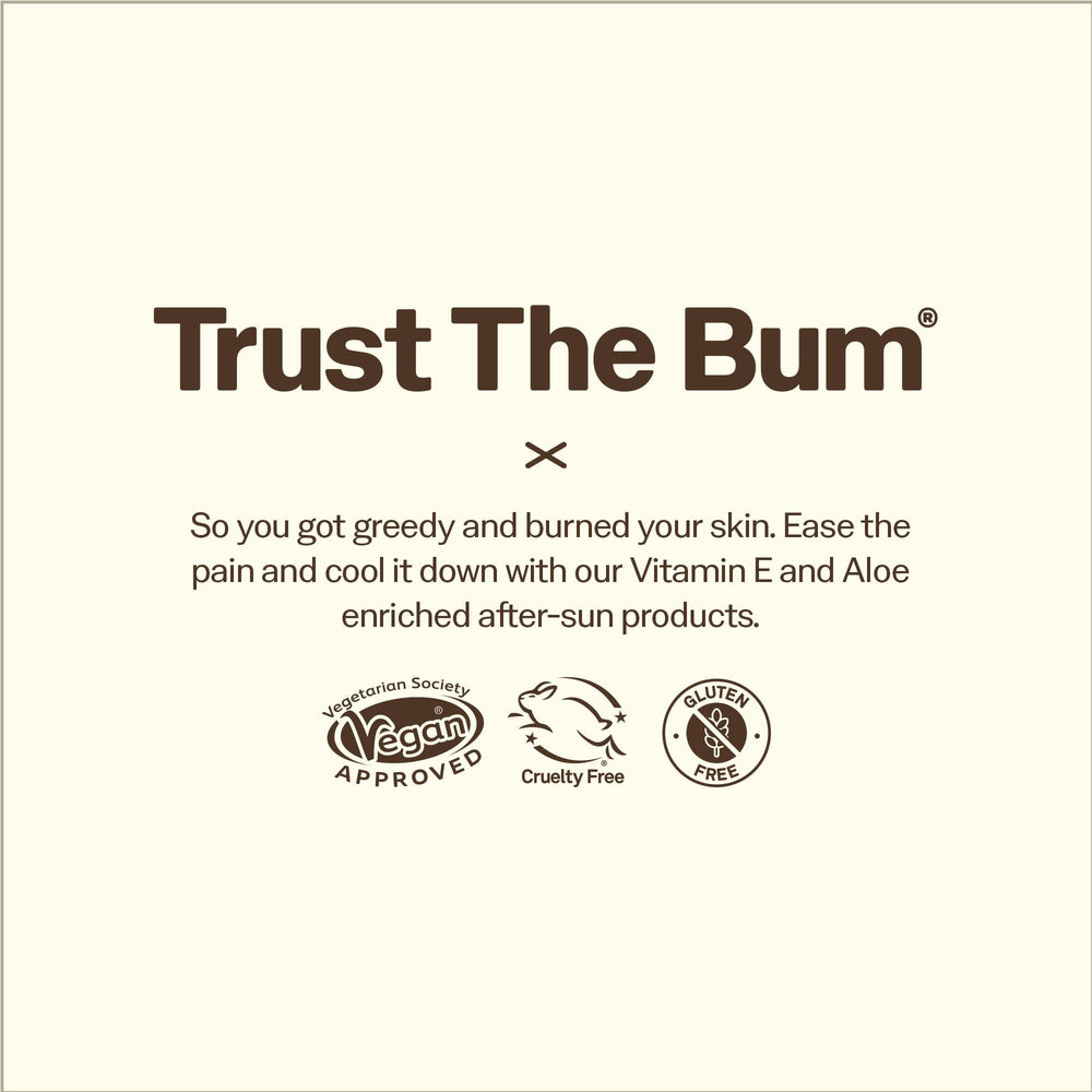 Sun Bum packaging artwork with beach branding conveys refreshing vibe.