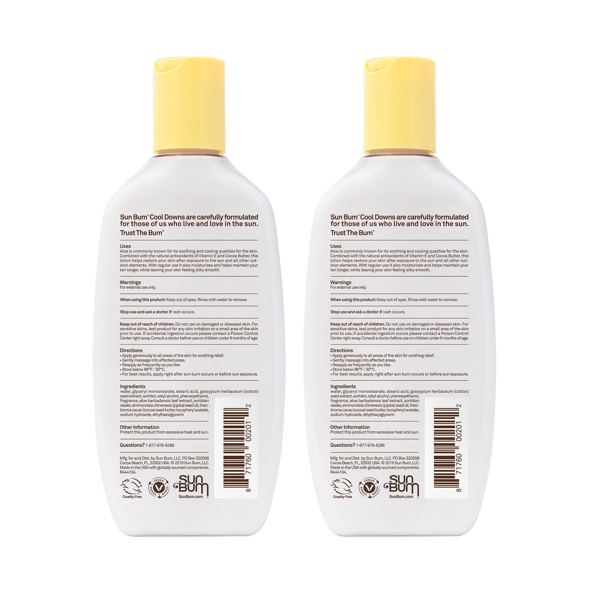 Sun Bum Cool Down lotion refrigerated for extra cooling