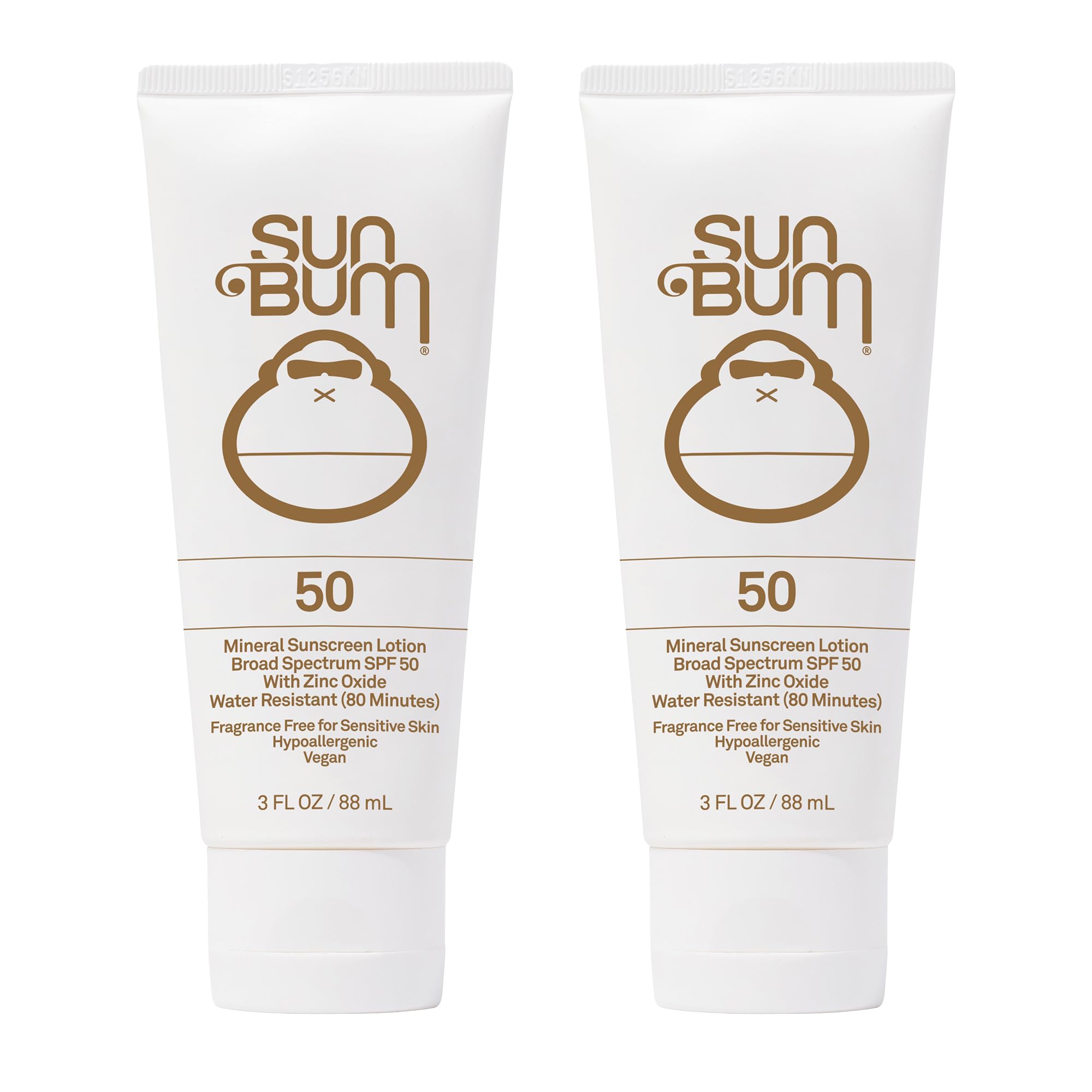 Sun Bum Mineral SPF 50 2-pack front view, ready for beach days.