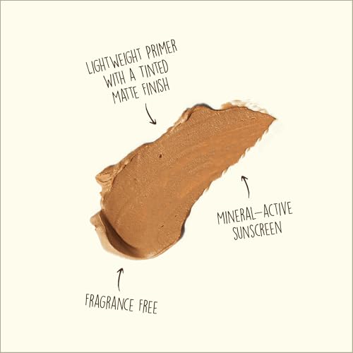Sun Bum tinted sunscreen swirls on skin for a natural matte finish.