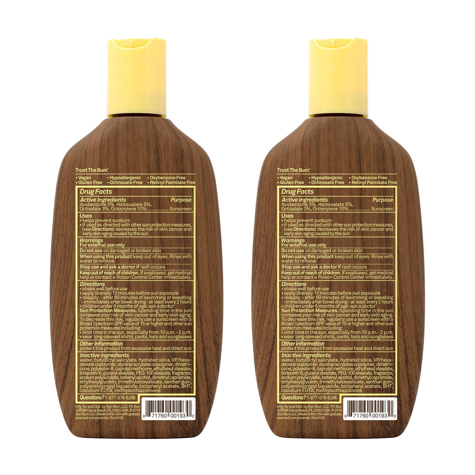 Eco-friendly packaging for Sun Bum Original SPF 30 sunscreen