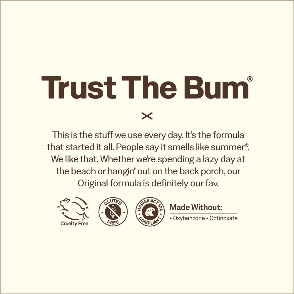 Sun Bum Original SPF 70 non-greasy sunscreen suitable for all skin types