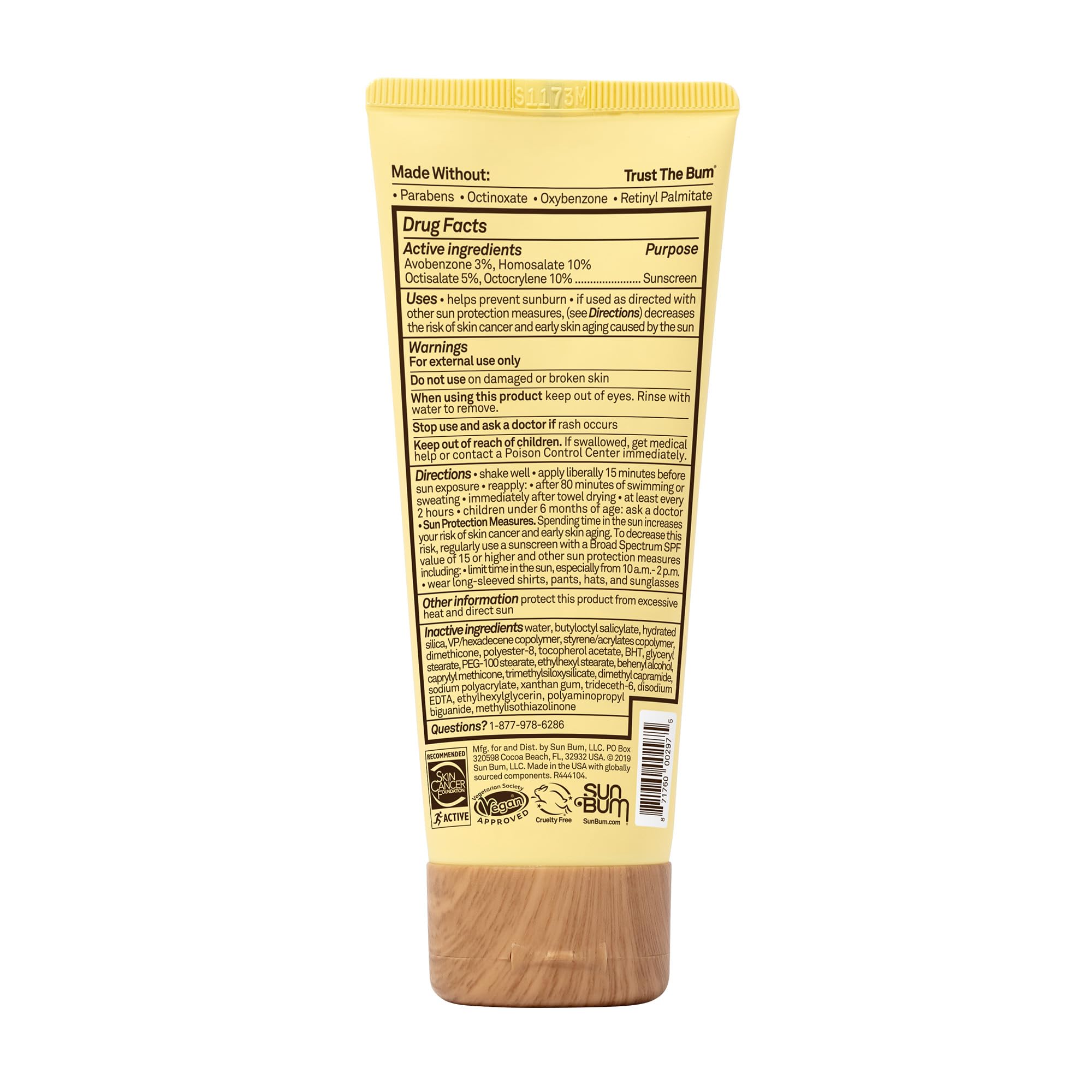 Sun Bum SPF 50 face lotion in a beach tote ready for daily sun protection