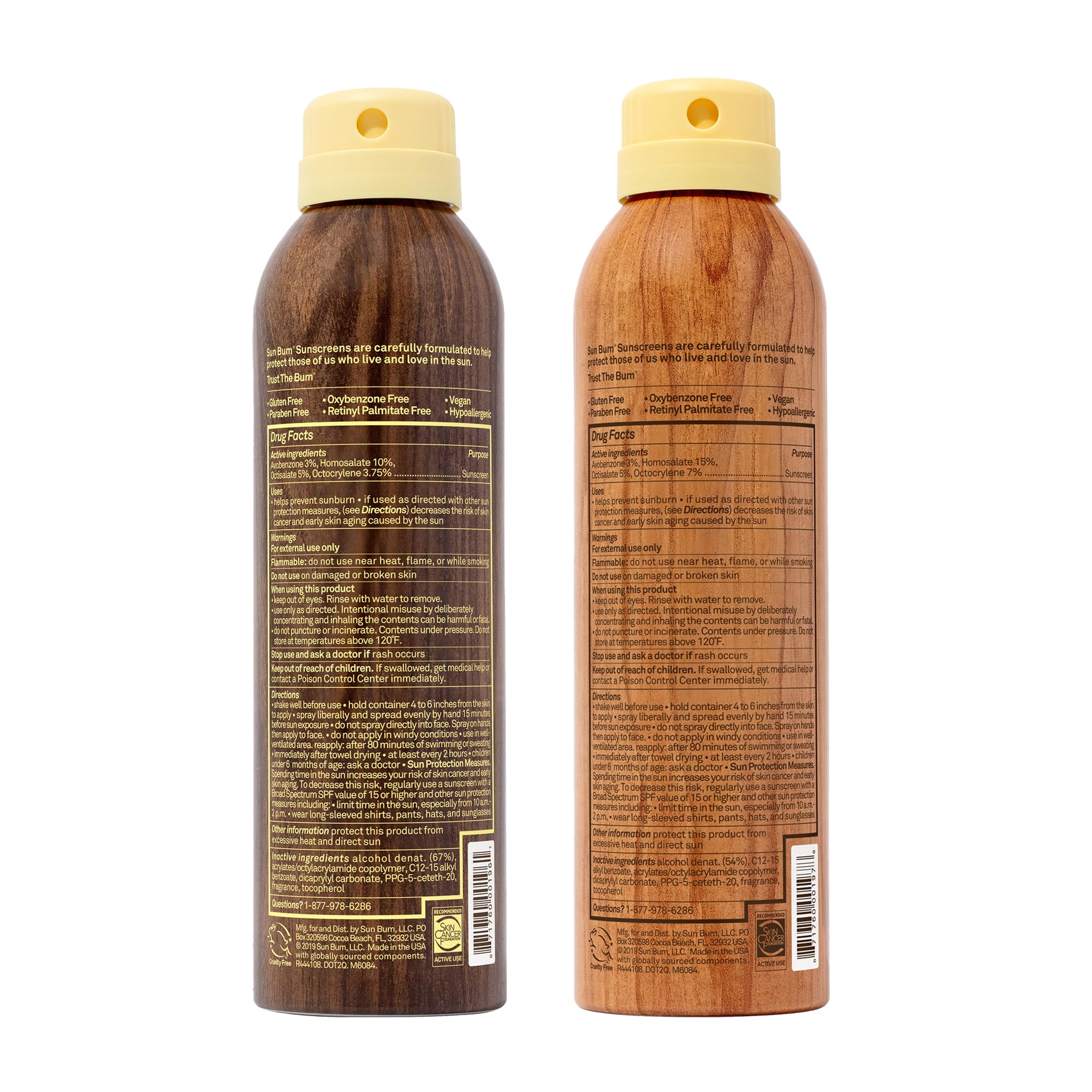 Sun Bum scent-forward spray captures tropical fragrance while offering UVA/UVB coverage.