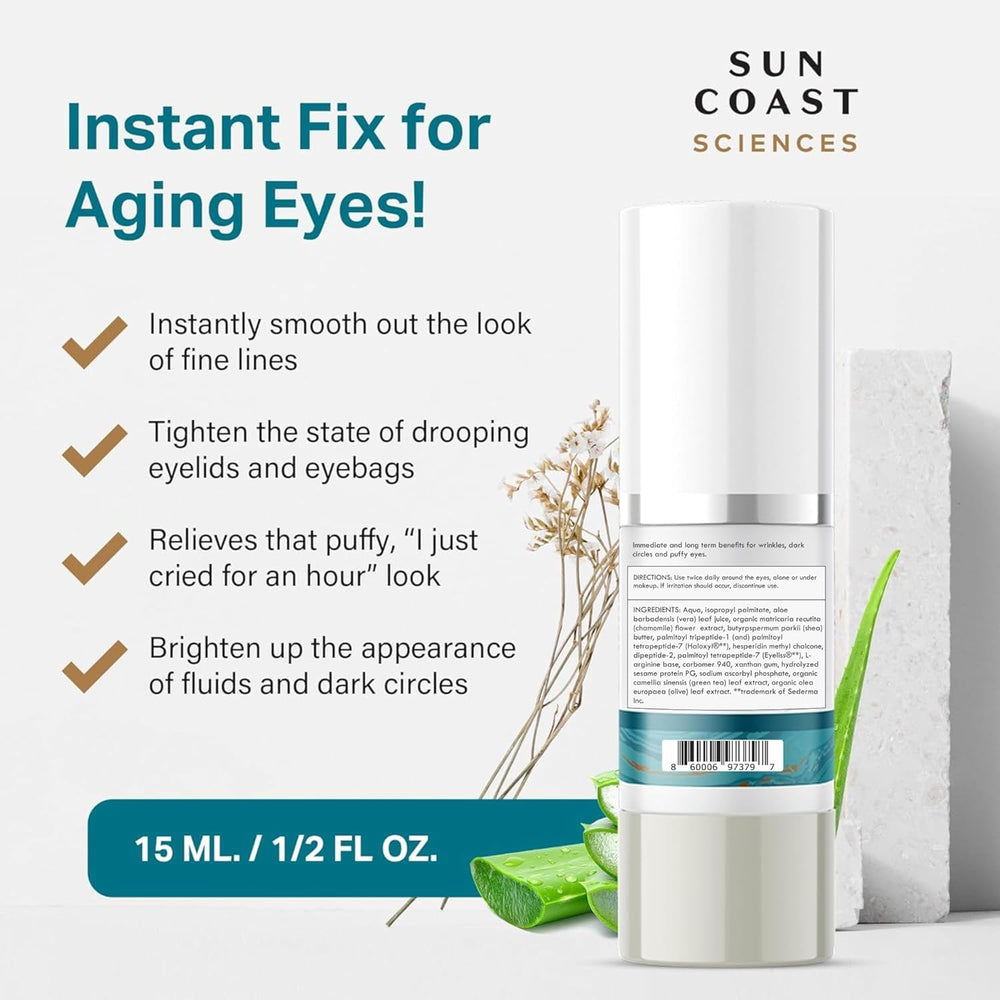 Sun Coast Sciences Complete Eye Serum pack of 6 box for routine use