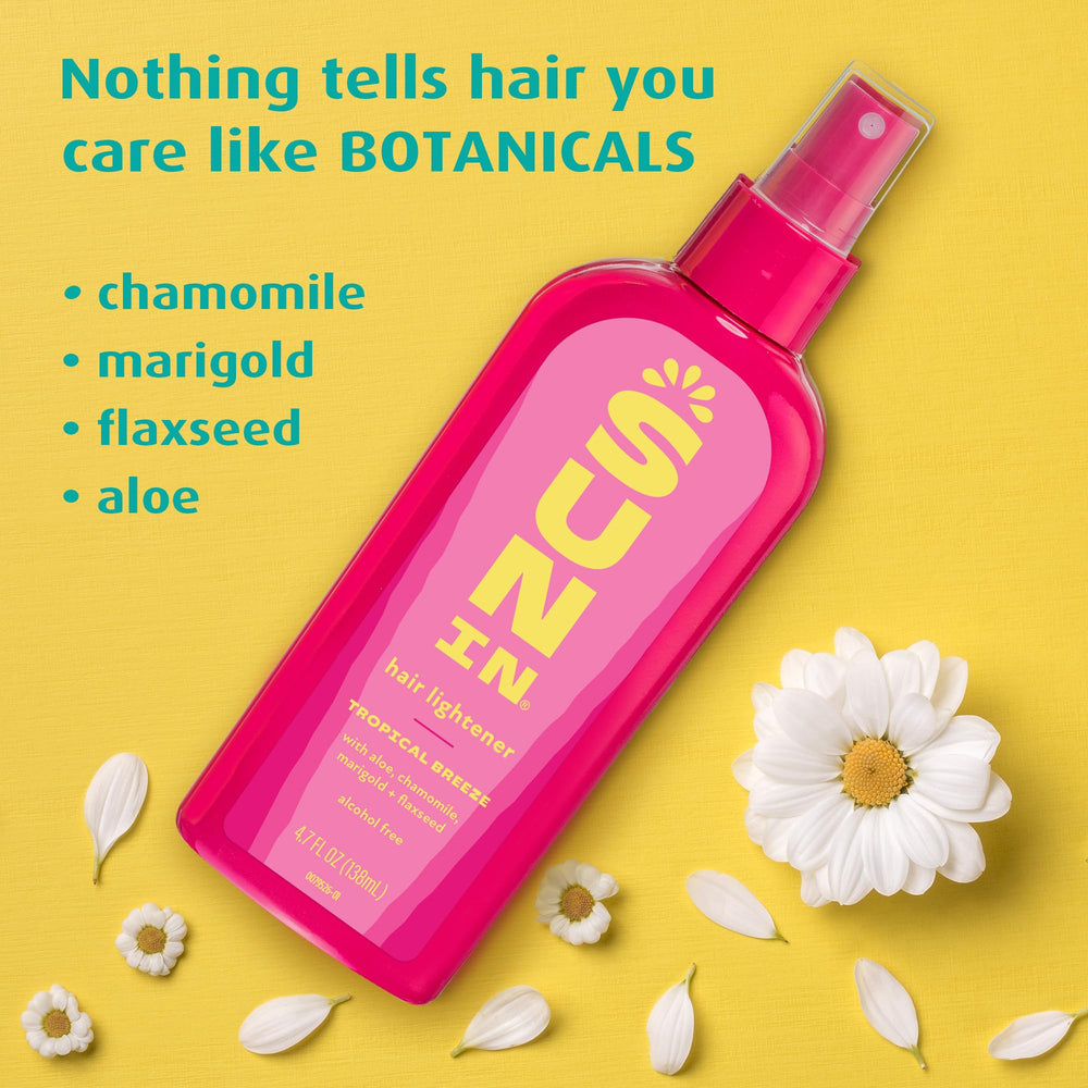 Sun-In lemon-juice illuminators closeup; citrus hint for brighter hair.