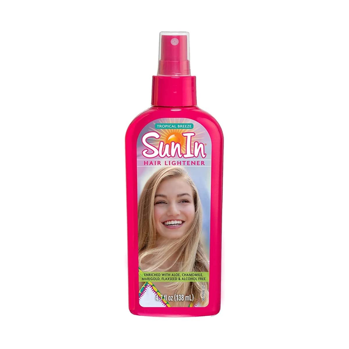 Applying Sun-In on dry hair for even coverage and gradual lift