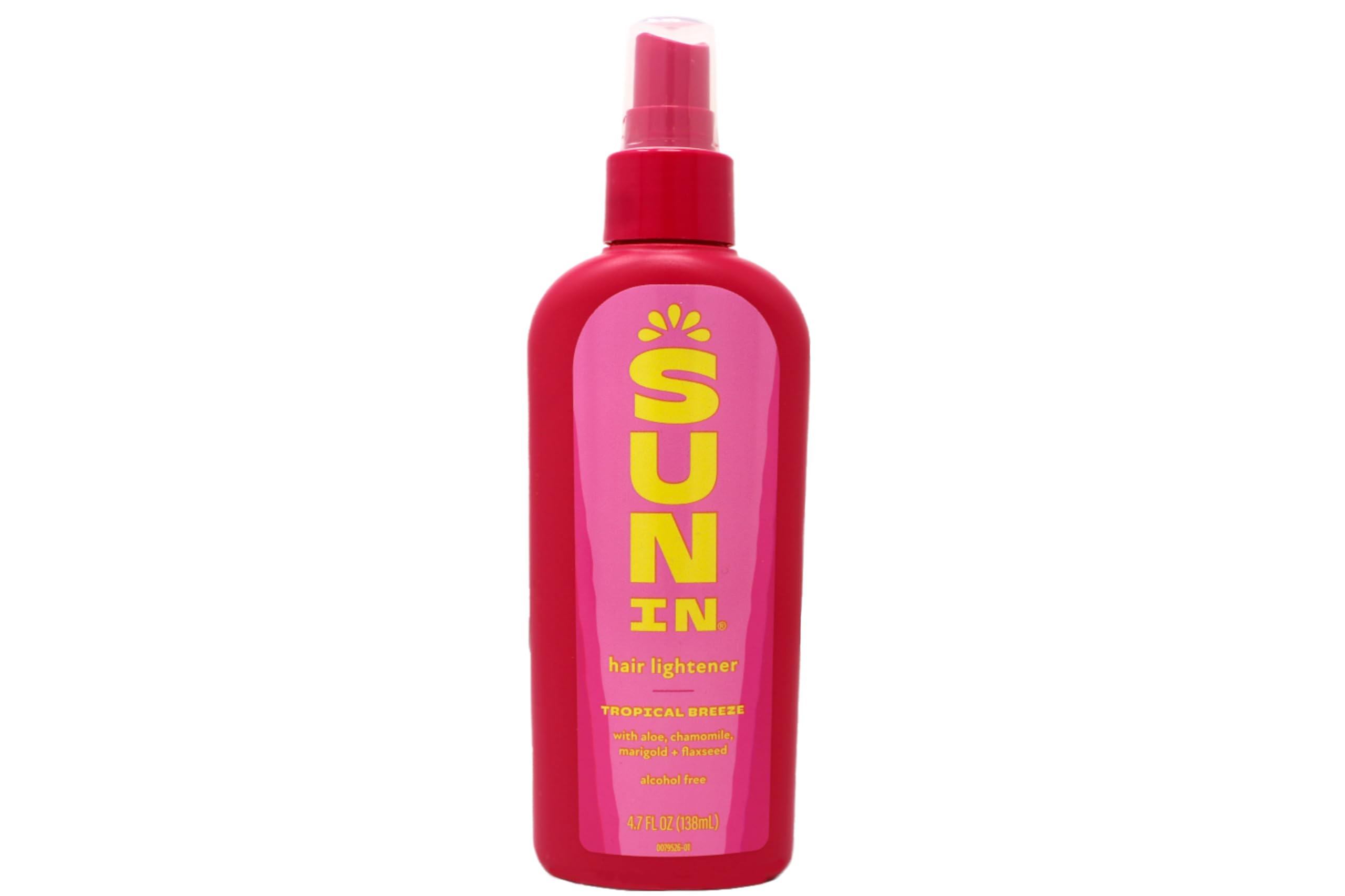 Sun In Tropical Breeze bottle top demonstrates mess-free dispensing