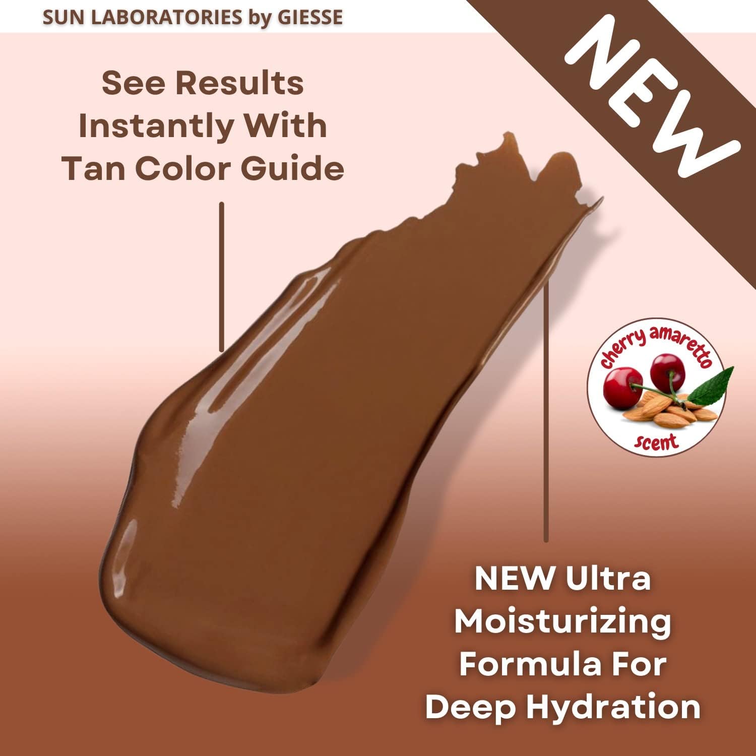 Rich texture of Dark Sunsation on skin delivering long-lasting tan