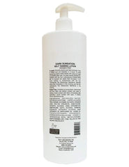 Sun Laboratories by Giesee self-tanner mitt demonstrates even, streak-free application.