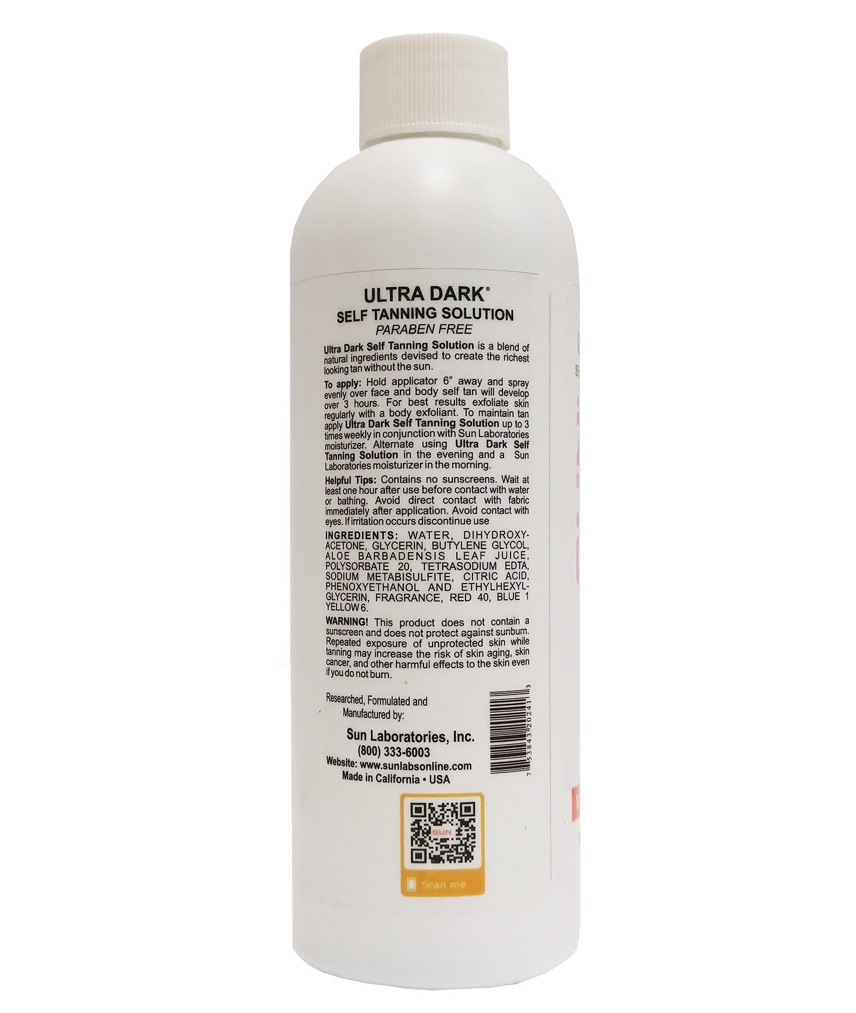 Sun Labs Self-Tanning Spray Ultra Dark 3-Pack pump-dispense demonstrates easy application.