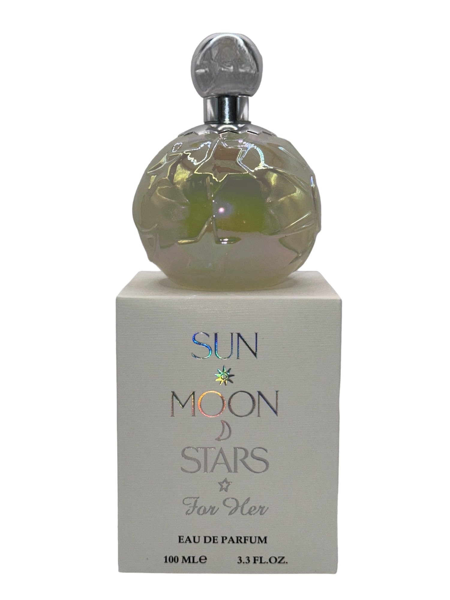 Sun Moon Stars For Her packaging on vanity, ideal for gifting