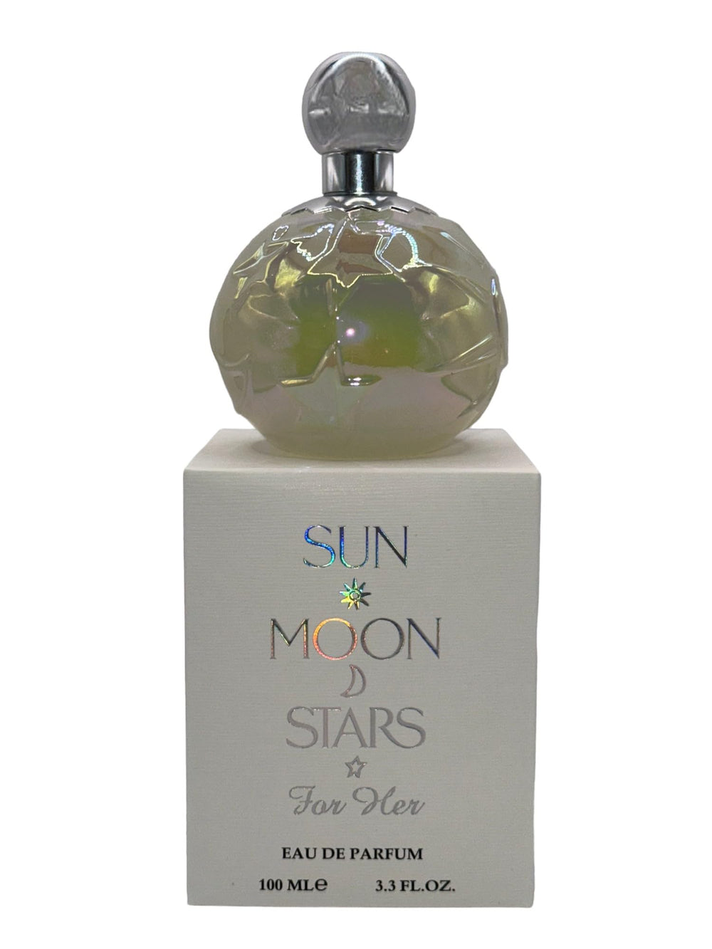 Sun Moon Stars For Her packaging on vanity, ideal for gifting