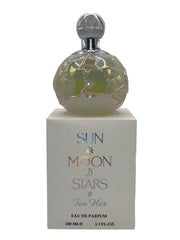 Sun Moon Stars For Her packaging on vanity, ideal for gifting