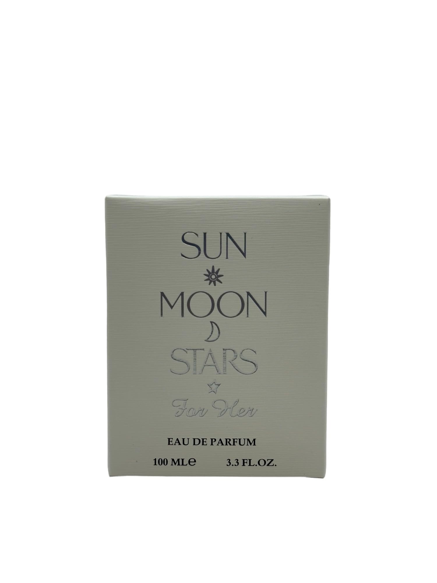 Three point three ounce Sun Moon Stars For Her bottle for travel