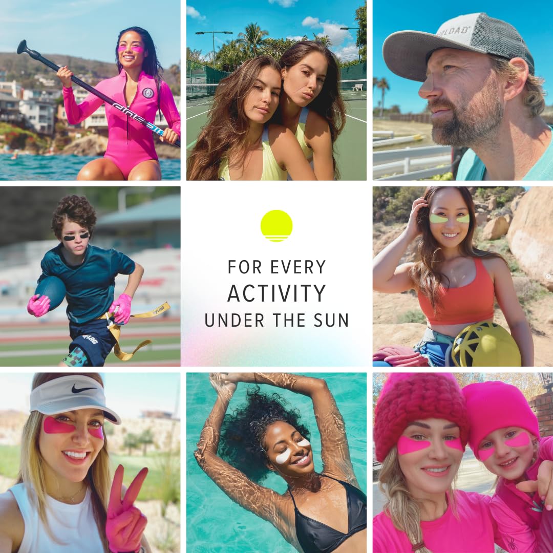 Sun Patch UPF 50+ protection blocks UV rays on face and hands.