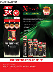 Sun Taiyang Outre XPression 3X hot water set friendly braid suitable for versatile textures