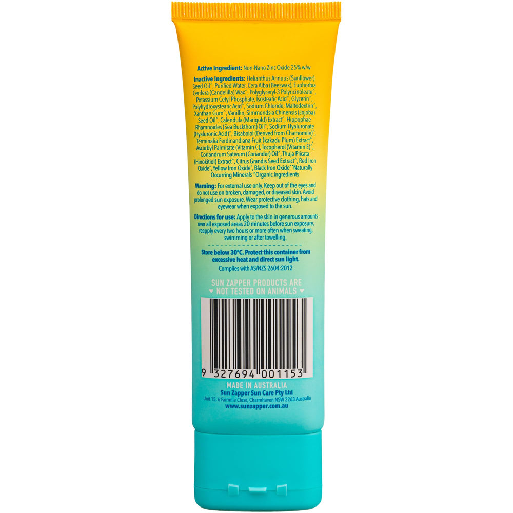 Hawaii-approved label on the Sun Zapper product.