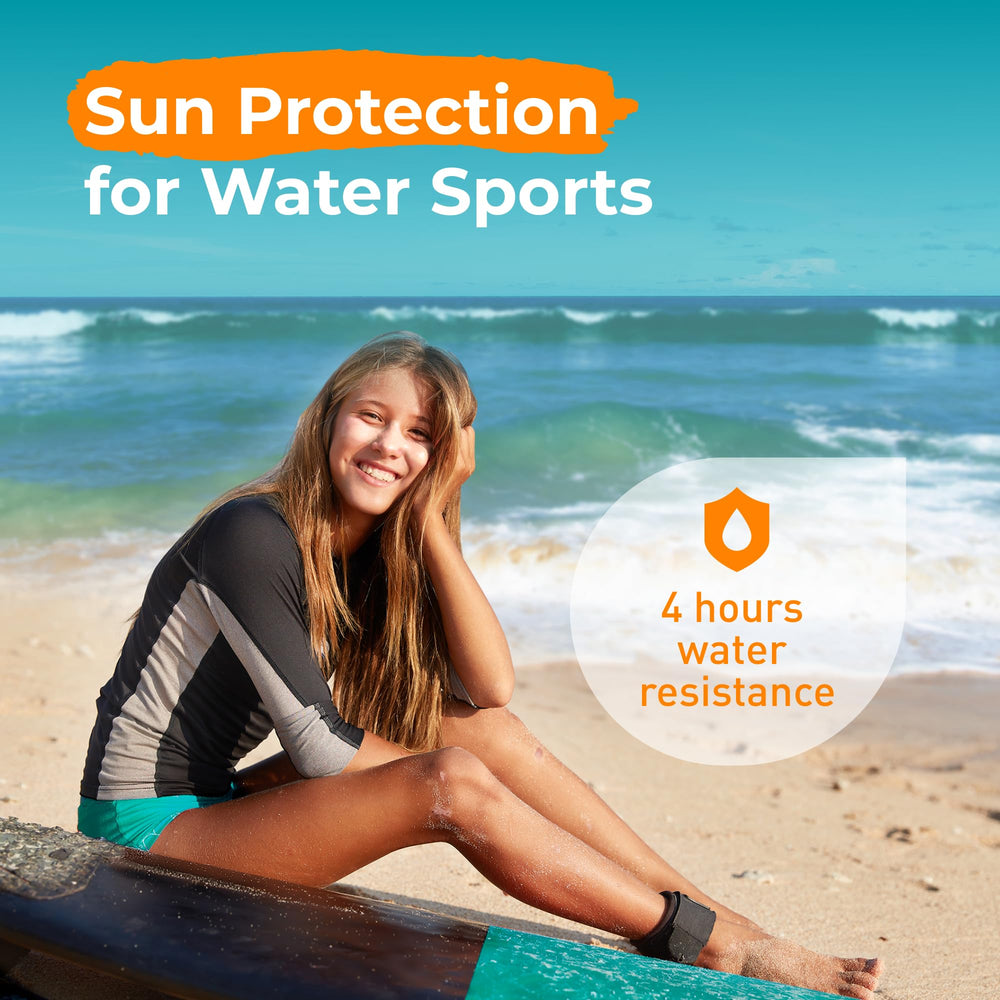 Sun Zapper kid-friendly SPF50+ stick for gentle sun protection.