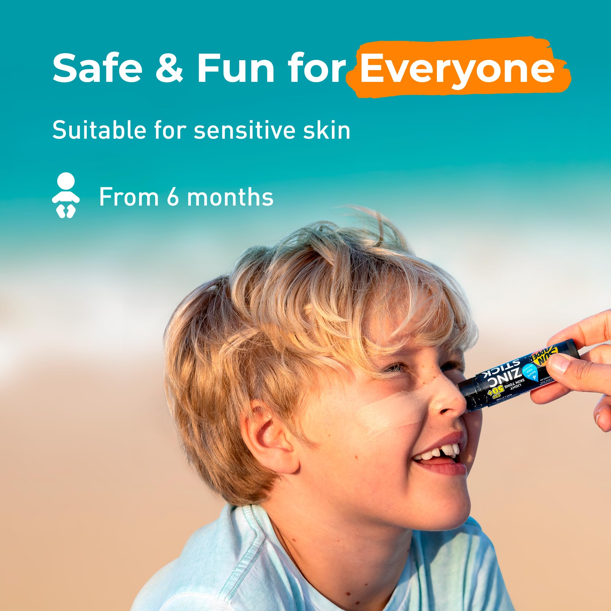 Sun Zapper made in Australia design emphasizes sturdy mineral sunscreen.