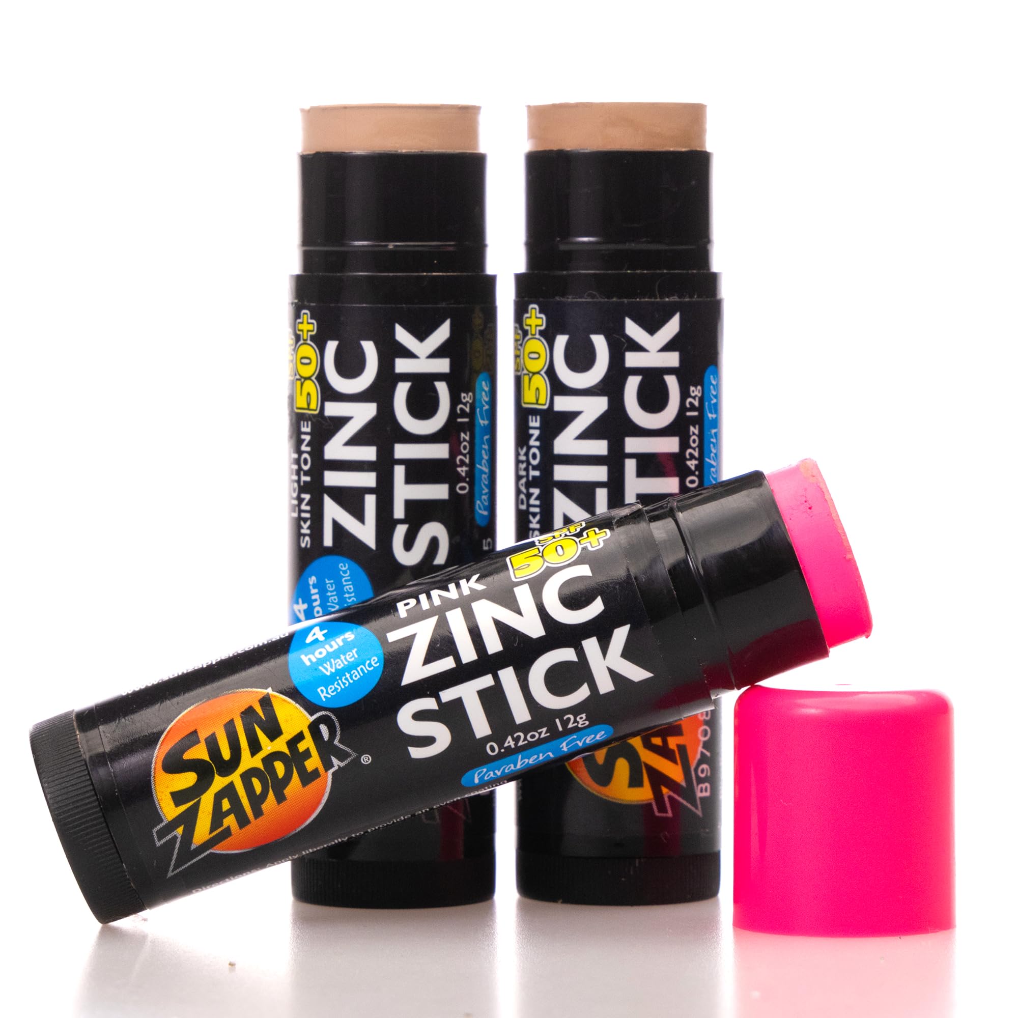 Sun Zapper Sunscreen Stick Pink Blush adds natural flush with SPF 50+