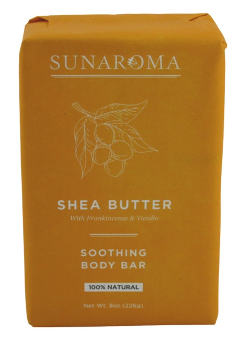 Sunaroma soap bar in use at sink, ideal for daily cleansing.