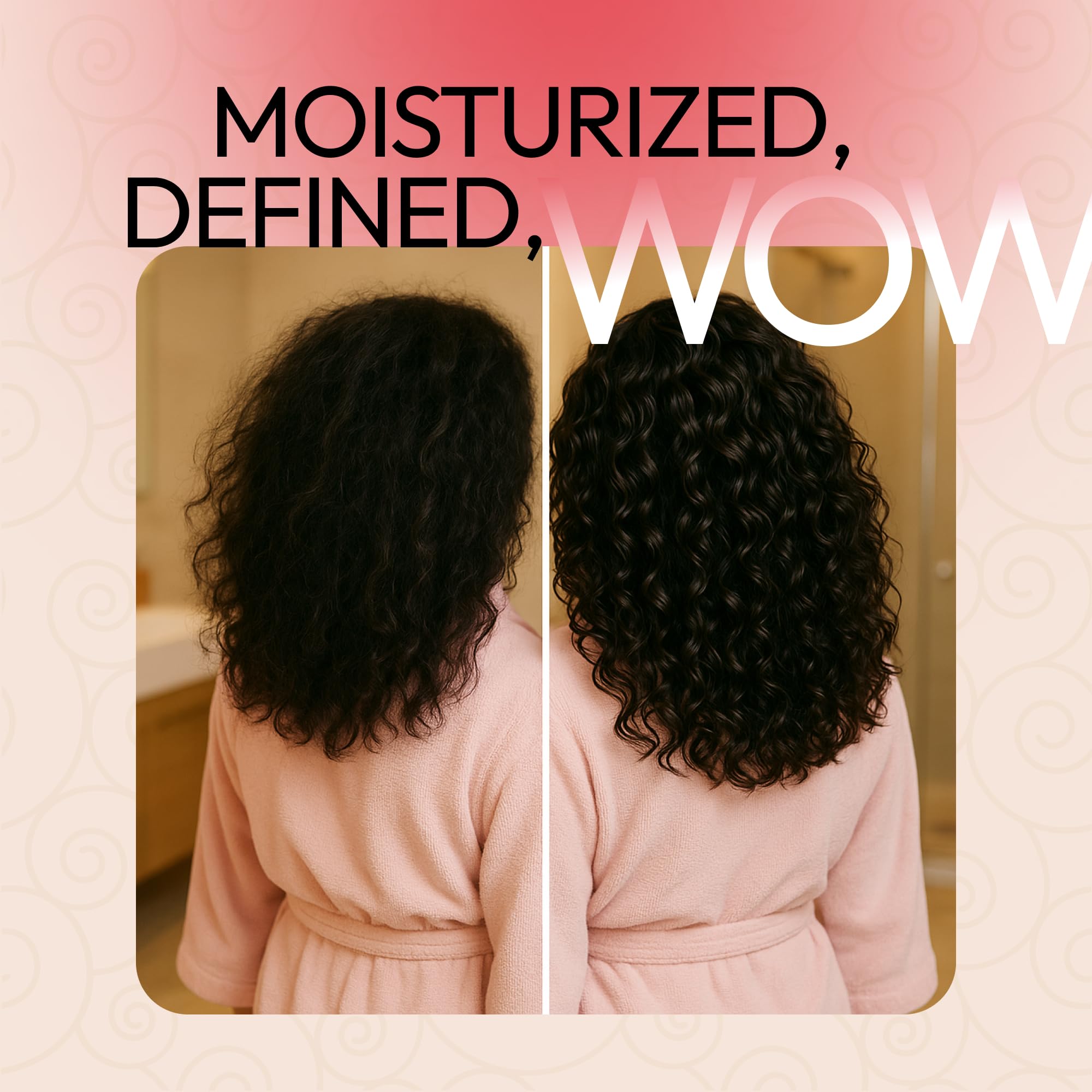 SUNATORIA Curl Cream on wind-blown waves, anti-frizz shield in action.