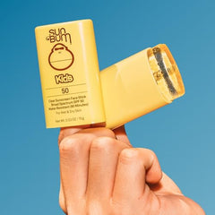 Sun Bum Kids SPF 50 Clear Face Stick water-resistant formula for active play