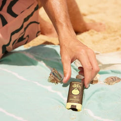Vitamin E enriched Sun Bum face stick nourishes skin while protecting UVA/UVB
