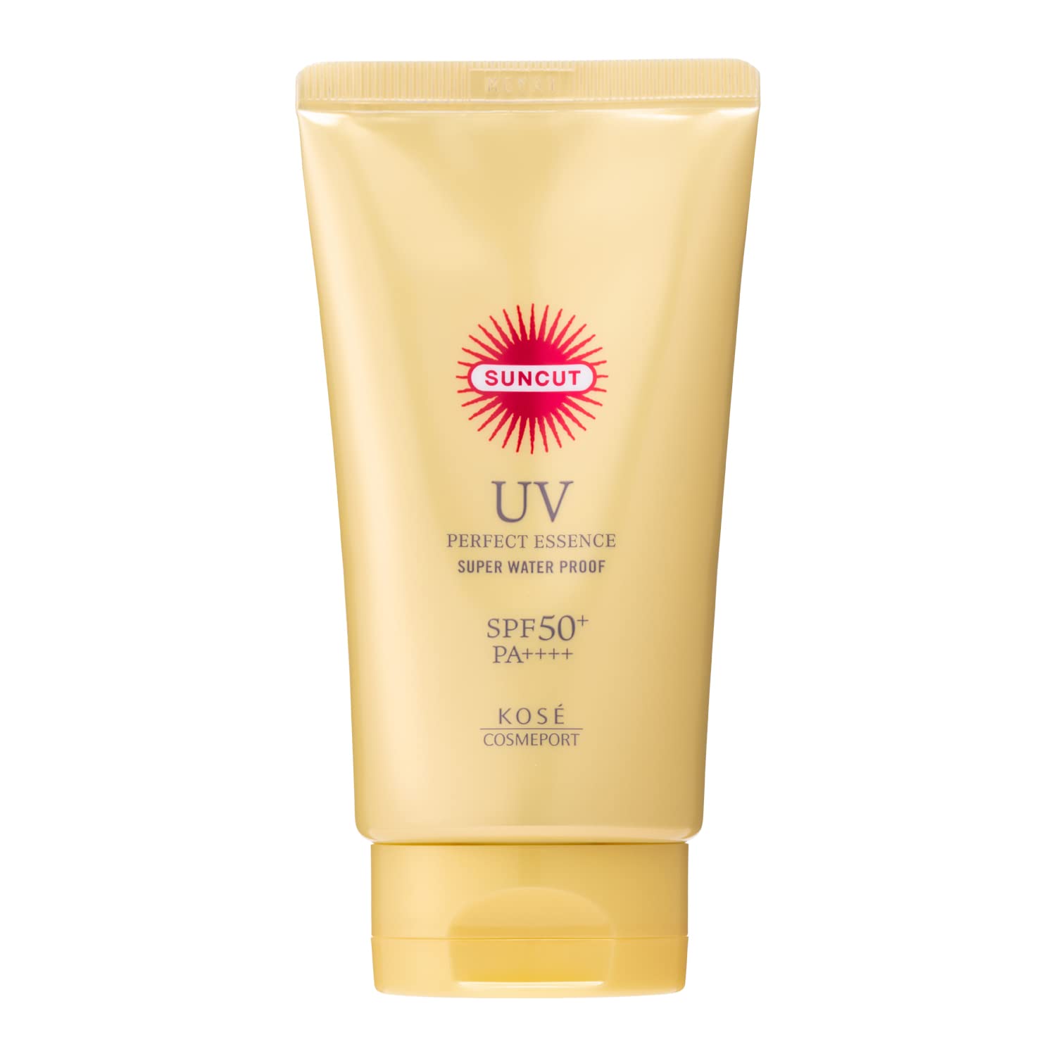 Suncut KOSE Perfect UV Essence Unscented 60g bottle front view for daily protection.