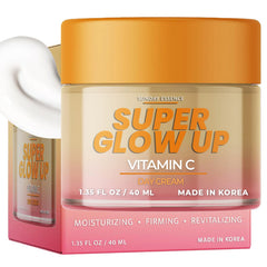 Sunday Essence Vitamin C Day Cream glow-application for radiant, hydrated skin.
