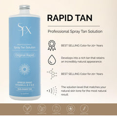 SunFX Rapid forearm application showing smooth color.