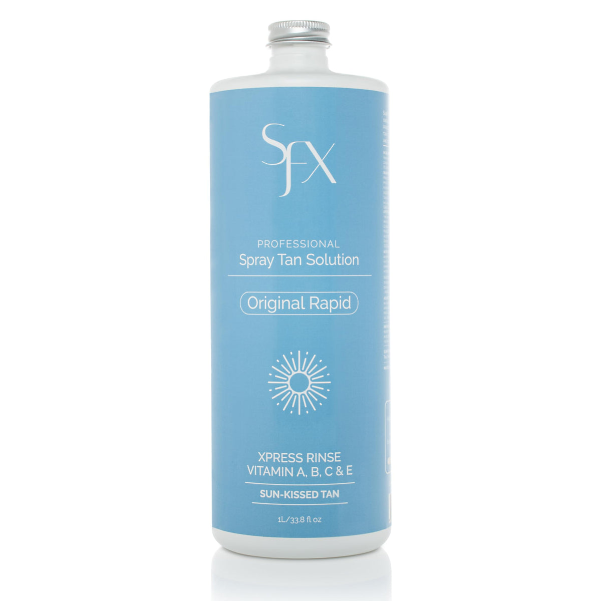 SunFX Rapid Light Summer bottle for a natural glow.