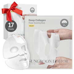 SUNGBOON EDITOR Deep Collagen Overnight Mask packaging signals premium hydration for nightly routines.