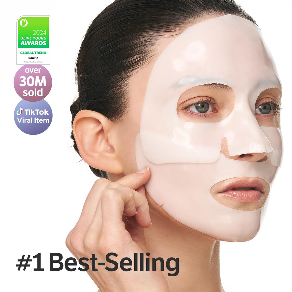SUNGBOON EDITOR face mask application demonstrating soothing ritual.