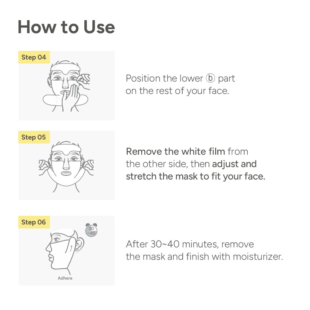 Mask over jawline and smile lines for targeted refinement.
