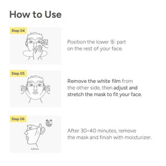 Mask over jawline and smile lines for targeted refinement.