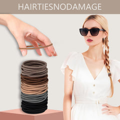 Suniya satin scrunchies offer smooth texture and gentle hold