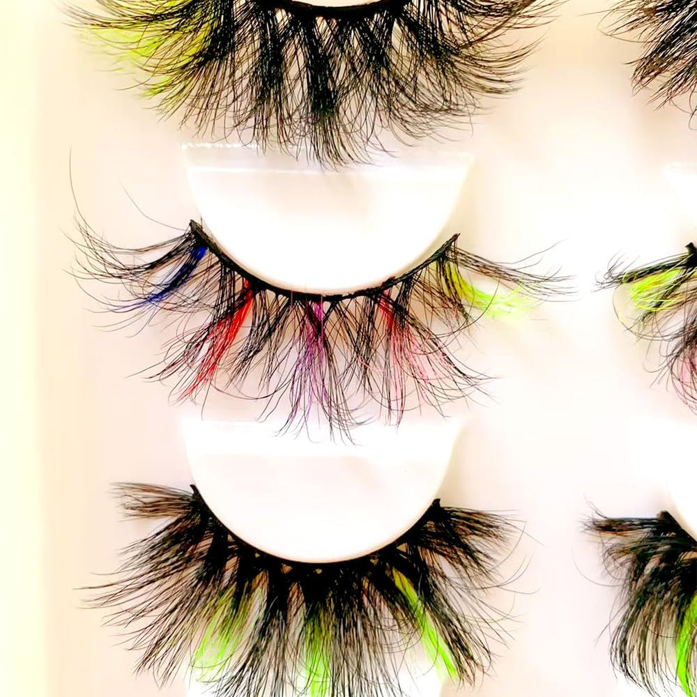 Sunniess Hair dramatic colored lashes for bold daily glam or nightlife