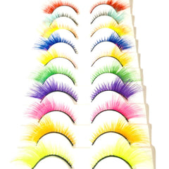 Sunniess Hair ombre lashes colorful ombre versatile for party looks