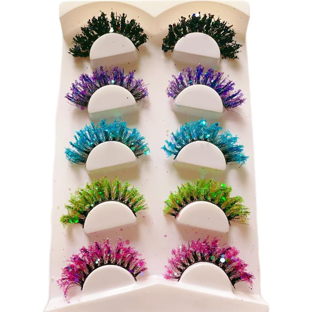 Sunniess 25mm dramatic lashes for bold Halloween costumes