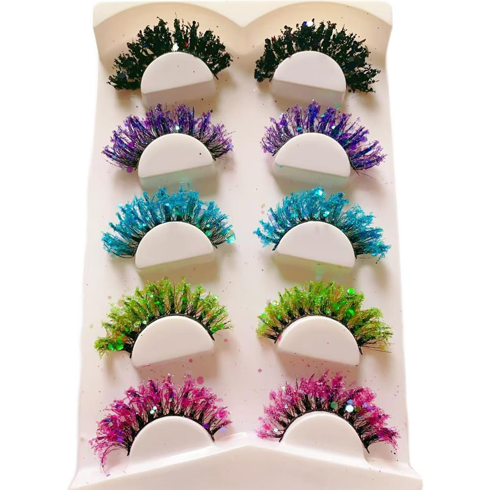 Sunniess 25mm dramatic lashes for bold Halloween costumes