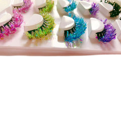 Sunniess Luminous Glitter Lashes for cosplay glam looks