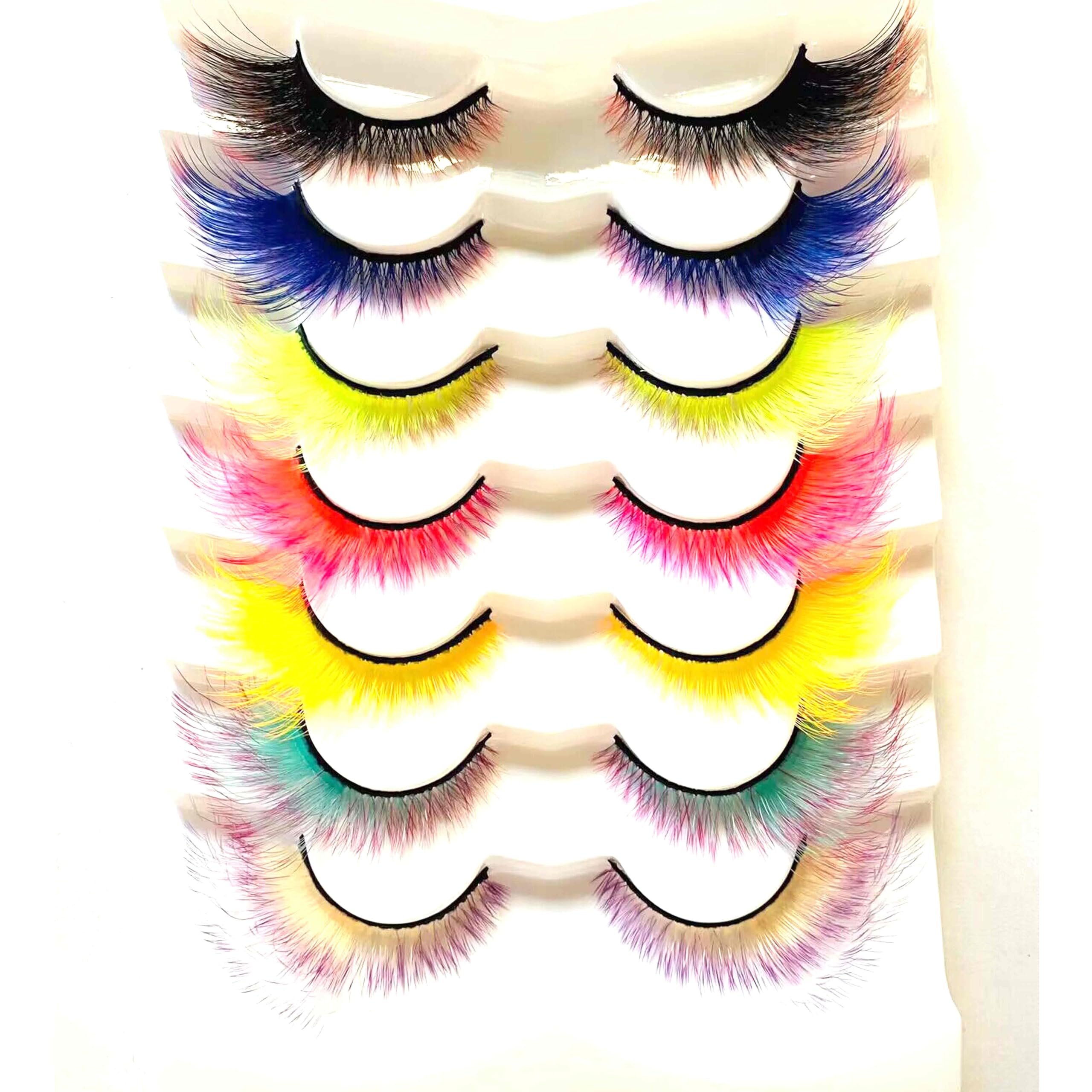 Sunniess Ombre Lashes Cateye for dramatic color, ideal for cosplay.