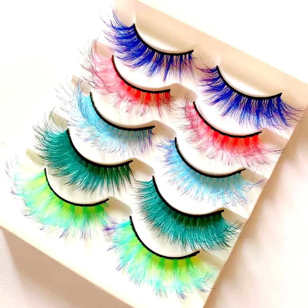 Sunniess Ombre Lashes Silk Protein with DCurl for dramatic fluffy volume.