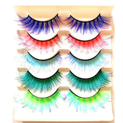 Sunniess Ombre Lashes Silk Protein with DDcurl for doll-like flutter and color.