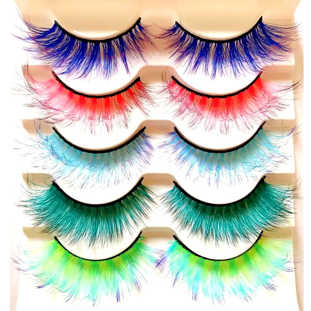Sunniess Ombre Lashes Silk Protein fluffy style for lightweight wear.