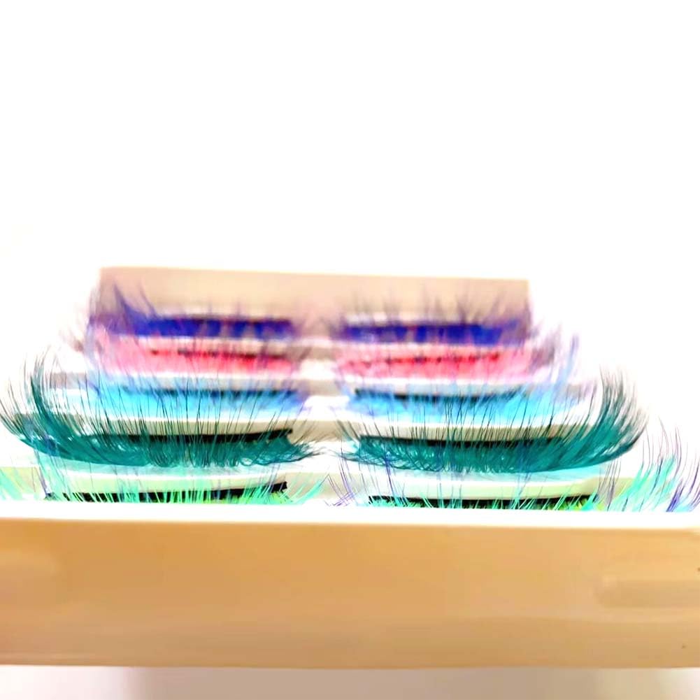 Sunniess Ombre Lashes Silk Protein stage-ready for bold, color-rich look.