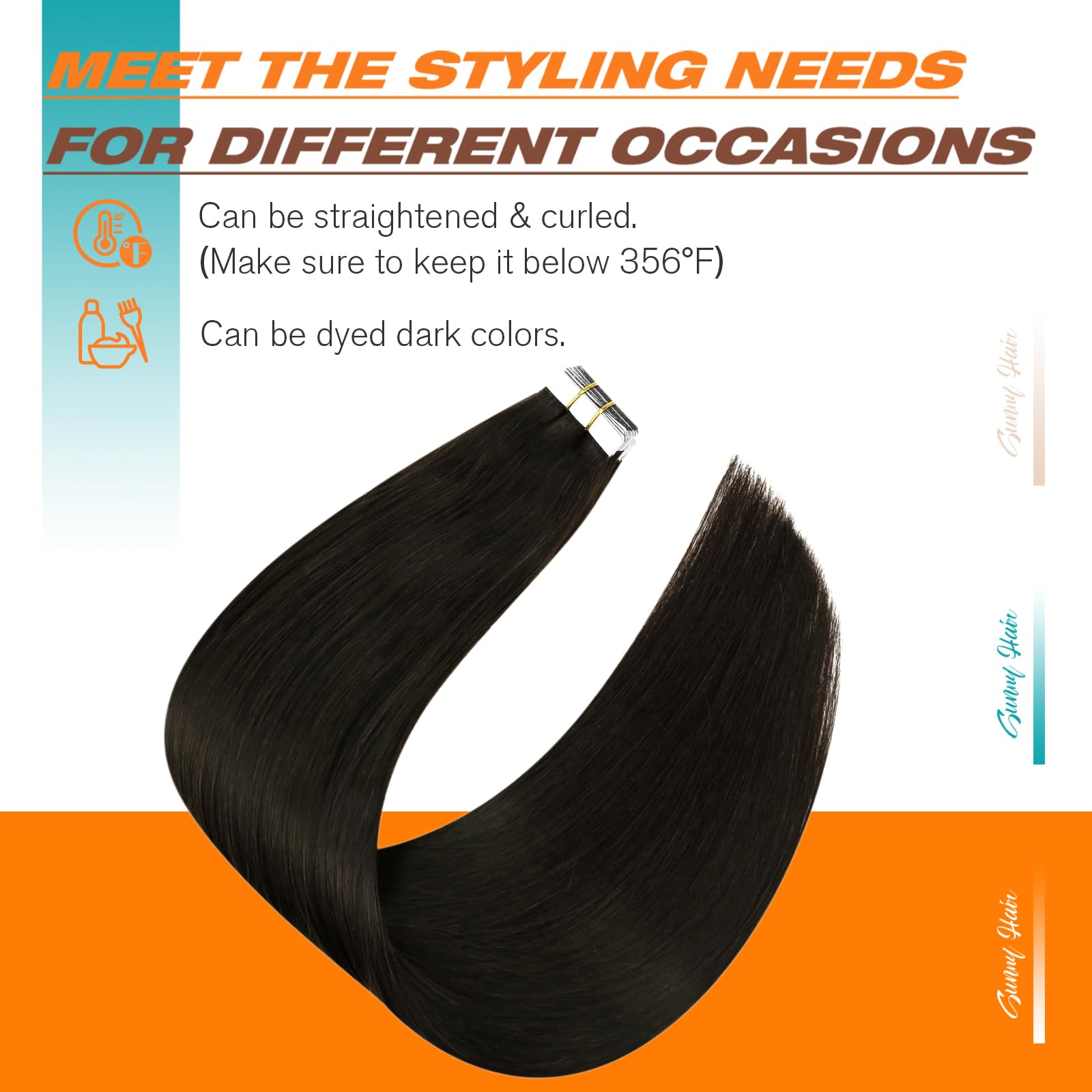 Sunny Hair shade range with balayage options for seamless blending